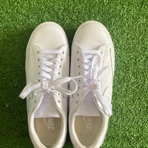 White nikes- worn only one time.